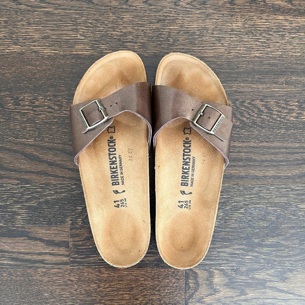 Birkenstock Madrid Sandals, Size 10/41, Bronze, barely worn!
